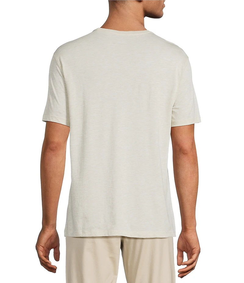 Roundtree & Yorke Solid Cloud Short Sleeve Crew Neck T-Shirt