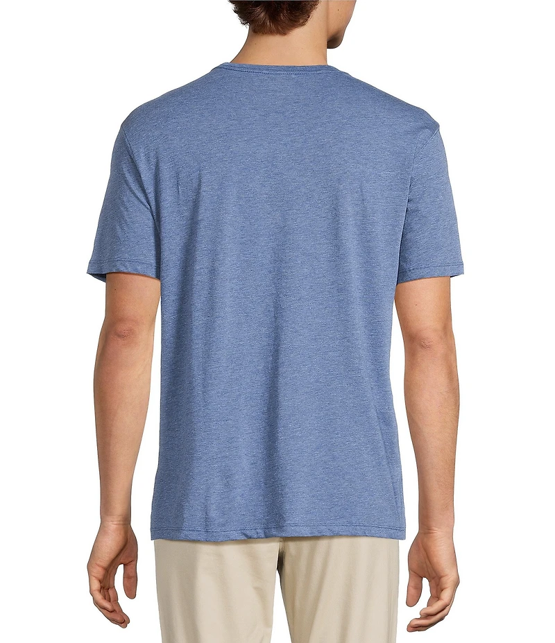 Roundtree & Yorke Solid Cloud Short Sleeve Crew Neck T-Shirt