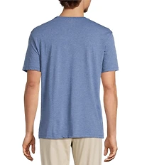 Roundtree & Yorke Solid Cloud Short Sleeve Crew Neck T-Shirt