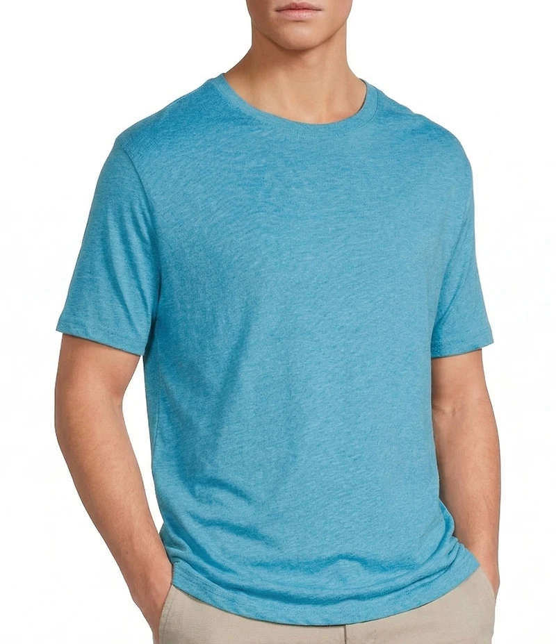 Roundtree & Yorke Cloud Collection Short Sleeve Solid Crew Neck T-Shirt
