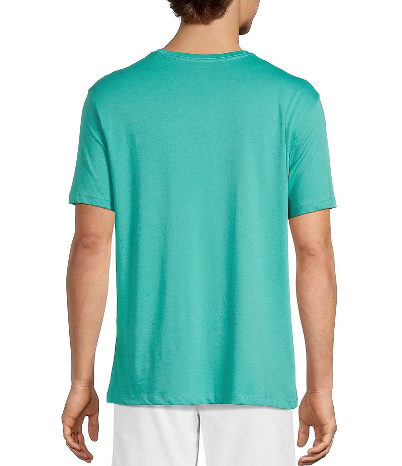 Roundtree & Yorke Cloud Collection Short Sleeve Solid Crew Neck T-Shirt