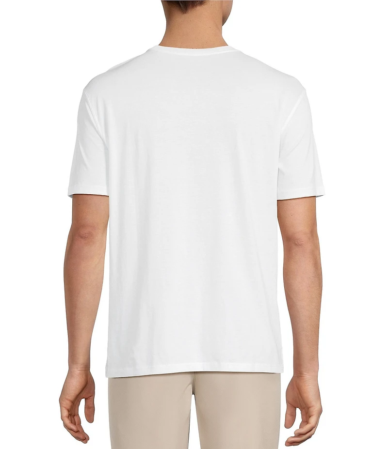 Roundtree & Yorke Solid Cloud Short Sleeve Crew Neck T-Shirt