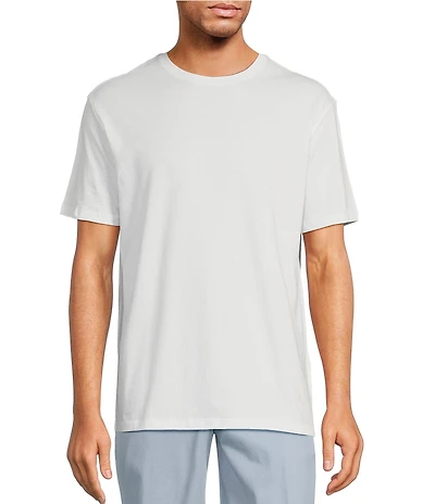 Roundtree & Yorke Solid Cloud Short Sleeve Crew Neck T-Shirt