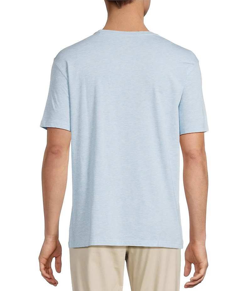 Roundtree & Yorke Solid Cloud Short Sleeve Crew Neck T-Shirt