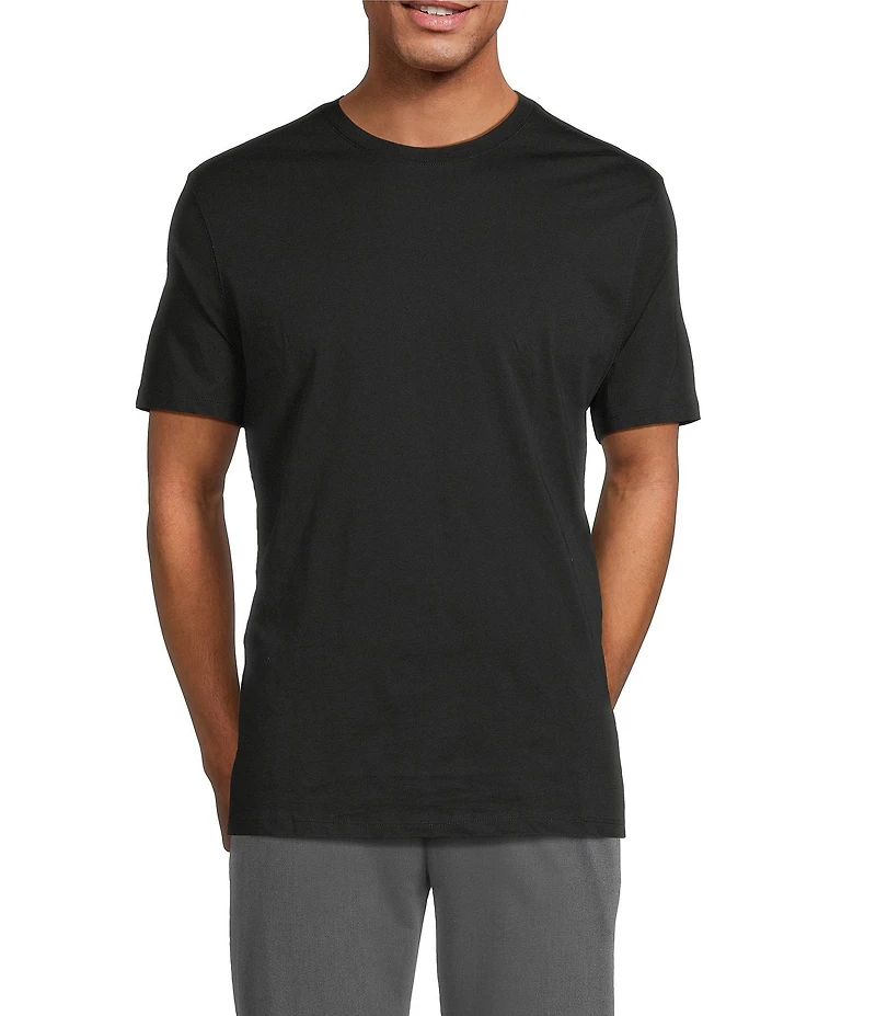 Roundtree & Yorke Solid Cloud Short Sleeve Crew Neck T-Shirt
