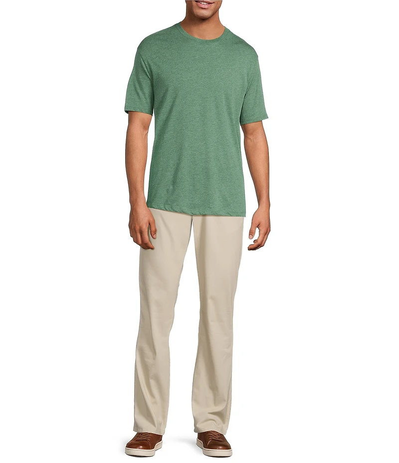 Roundtree & Yorke Solid Cloud Short Sleeve Crew Neck T-Shirt