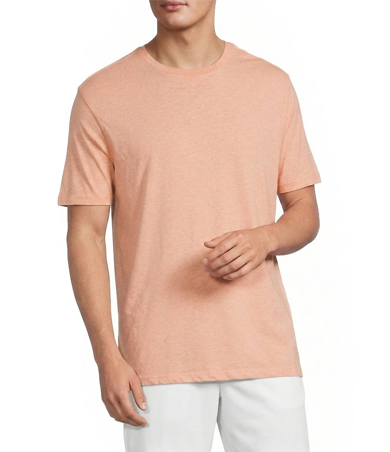 Roundtree & Yorke Cloud Collection Short Sleeve Solid Crew Neck T-Shirt