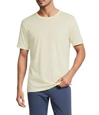 Roundtree & Yorke Solid Cloud Short Sleeve Crew Neck T-Shirt