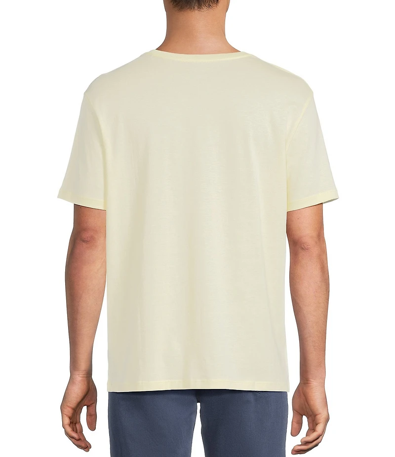 Roundtree & Yorke Solid Cloud Short Sleeve Crew Neck T-Shirt