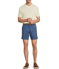 Roundtree & Yorke Solid Cloud Short Sleeve V-Neck T-Shirt