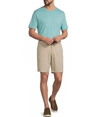 Roundtree & Yorke Solid Cloud Short Sleeve V-Neck T-Shirt