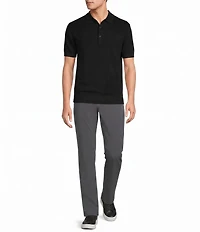 Roundtree & Yorke Solid Soft Knit Polo Sweater