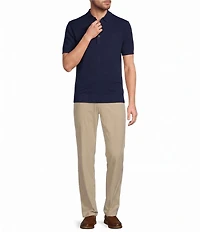 Roundtree & Yorke Solid Soft Knit Polo Sweater