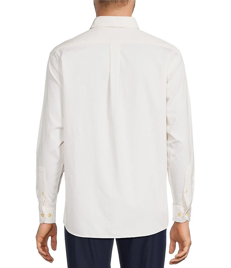 Roundtree & Yorke Solid Textured Sport Shirt