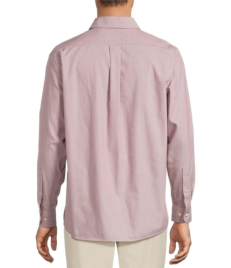 Roundtree & Yorke Solid Textured Sport Shirt