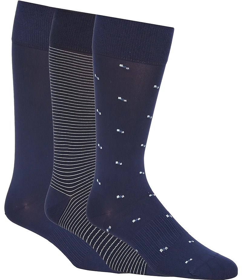 Roundtree & Yorke Spring Crew Dress Socks 3-Pack