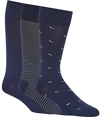 Roundtree & Yorke Spring Crew Dress Socks 3-Pack