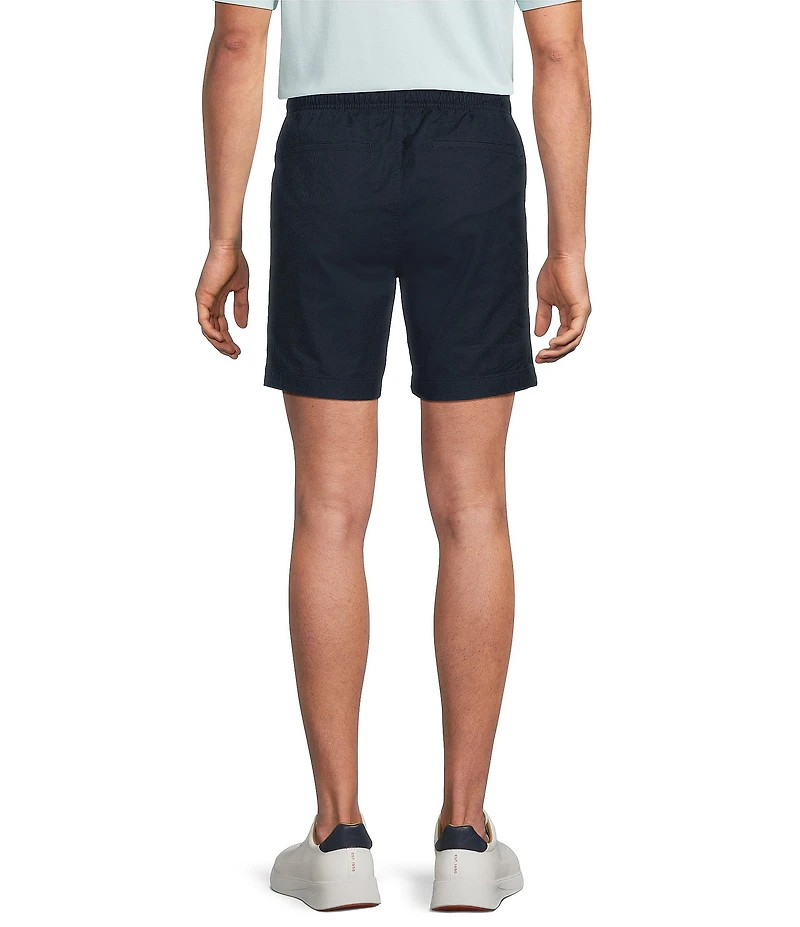 Roundtree & Yorke Straight Fit Drawstring 8#double; Inseam Pull-On Shorts