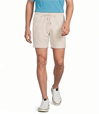 Roundtree & Yorke Straight Fit Drawstring 8#double; Inseam Pull-On Shorts