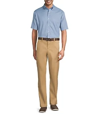 Roundtree & Yorke Straight Fit Flat Front Coolmax Pants