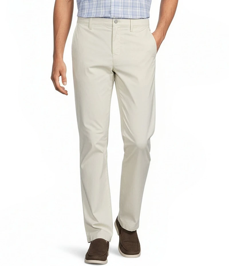 Roundtree & Yorke Straight Fit Flat Front Coolmax Pants