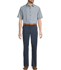 Roundtree & Yorke Straight Fit Flat Front Coolmax Pants