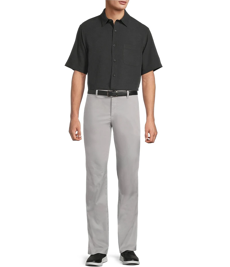 Roundtree & Yorke Straight Fit Flat Front Coolmax Pants