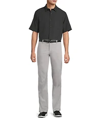 Roundtree & Yorke Straight Fit Flat Front Coolmax Pants