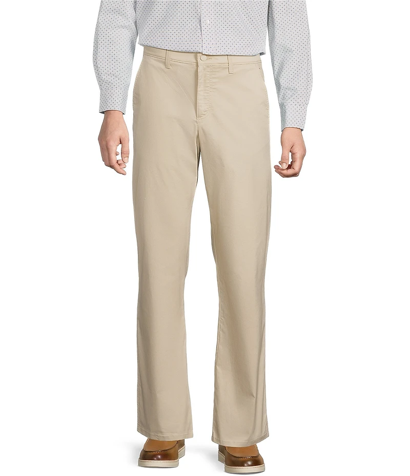 Roundtree & Yorke Straight Fit Flat Front Pants