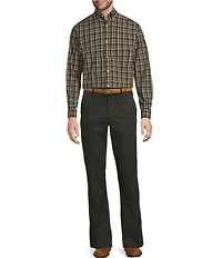 Roundtree & Yorke Straight Fit Flat Front Pants