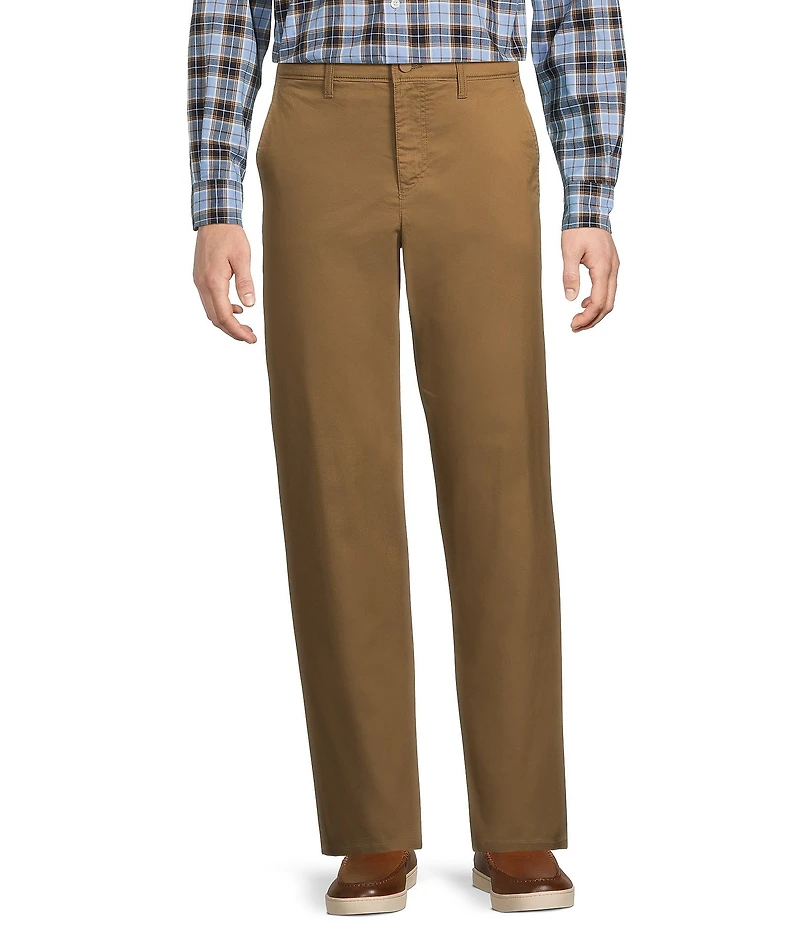 Roundtree & Yorke Straight Fit Flat Front Pants