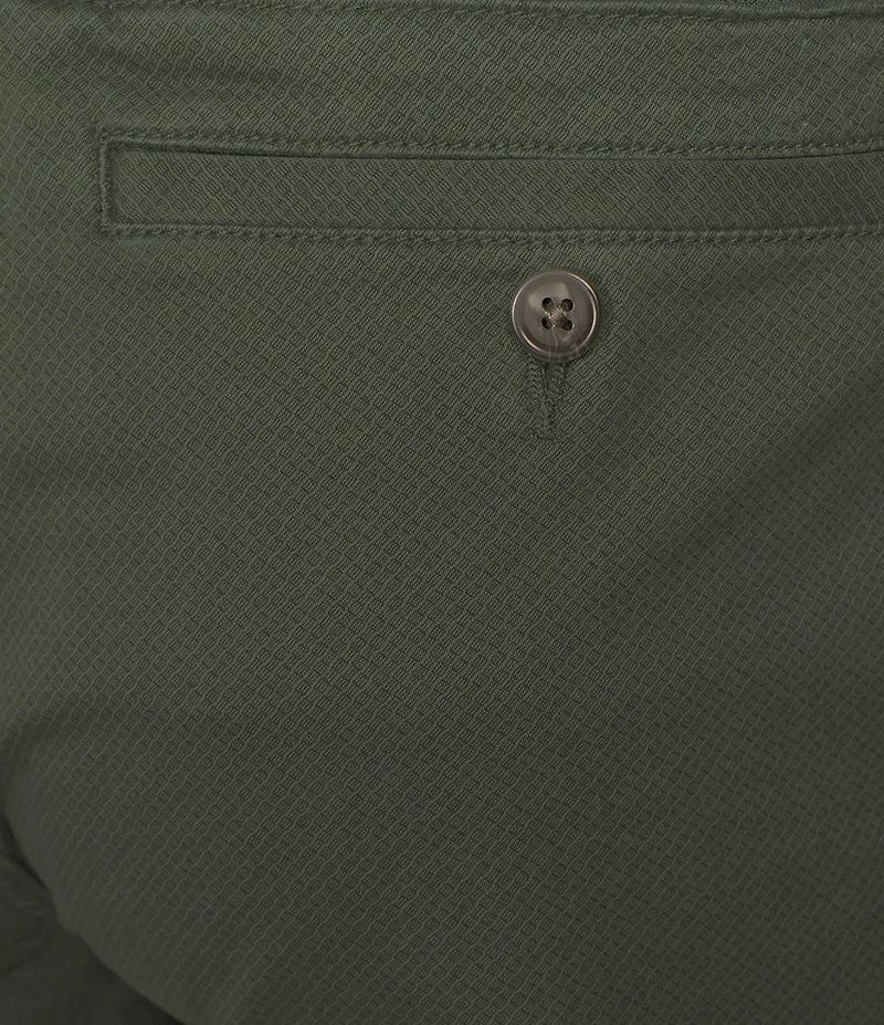 Roundtree & Yorke Straight Fit Flat Front Texture Chino Pants
