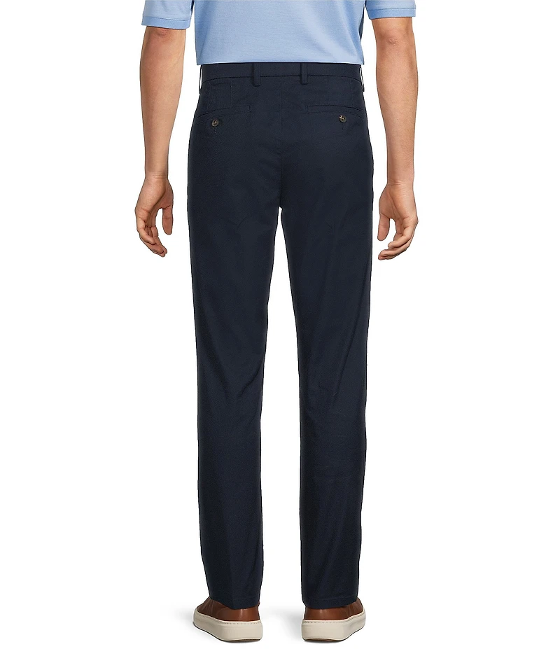 Roundtree & Yorke Straight Fit Solid Twill Pants