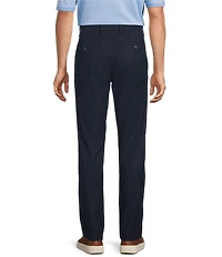 Roundtree & Yorke Straight Fit Solid Twill Pants