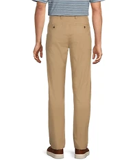 Roundtree & Yorke Straight Fit Solid Twill Pants
