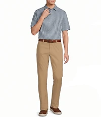 Roundtree & Yorke Straight Fit Solid Twill Pants