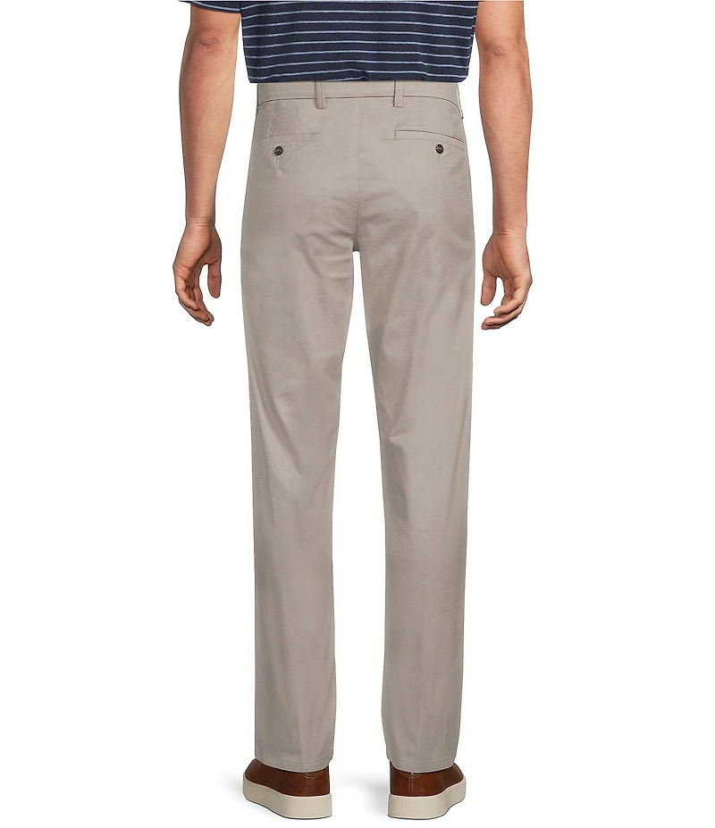 Roundtree & Yorke Straight Fit Solid Twill Pants