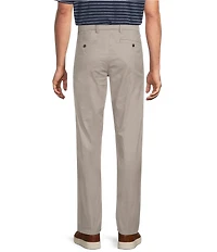 Roundtree & Yorke Straight Fit Solid Twill Pants