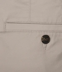 Roundtree & Yorke Straight Fit Solid Twill Pants