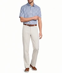 Roundtree & Yorke Straight Fit Solid Twill Pants