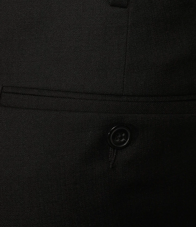 Roundtree & Yorke Luxury Gabardine Ultimate Comfort Straight Fit Flat Front Dress Pants