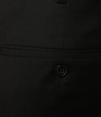 Roundtree & Yorke Luxury Gabardine Ultimate Comfort Straight Fit Flat Front Dress Pants