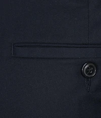 Roundtree & Yorke Luxury Gabardine Ultimate Comfort Straight Fit Flat Front Dress Pants