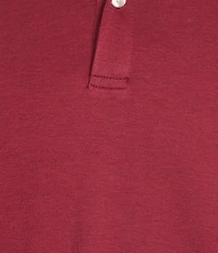 Roundtree & Yorke Supima Long Sleeve Solid Polo Shirt