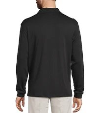 Roundtree & Yorke Supima Long Sleeve Solid Polo Shirt