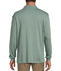 Roundtree & Yorke Supima Long Sleeve Solid Polo Shirt