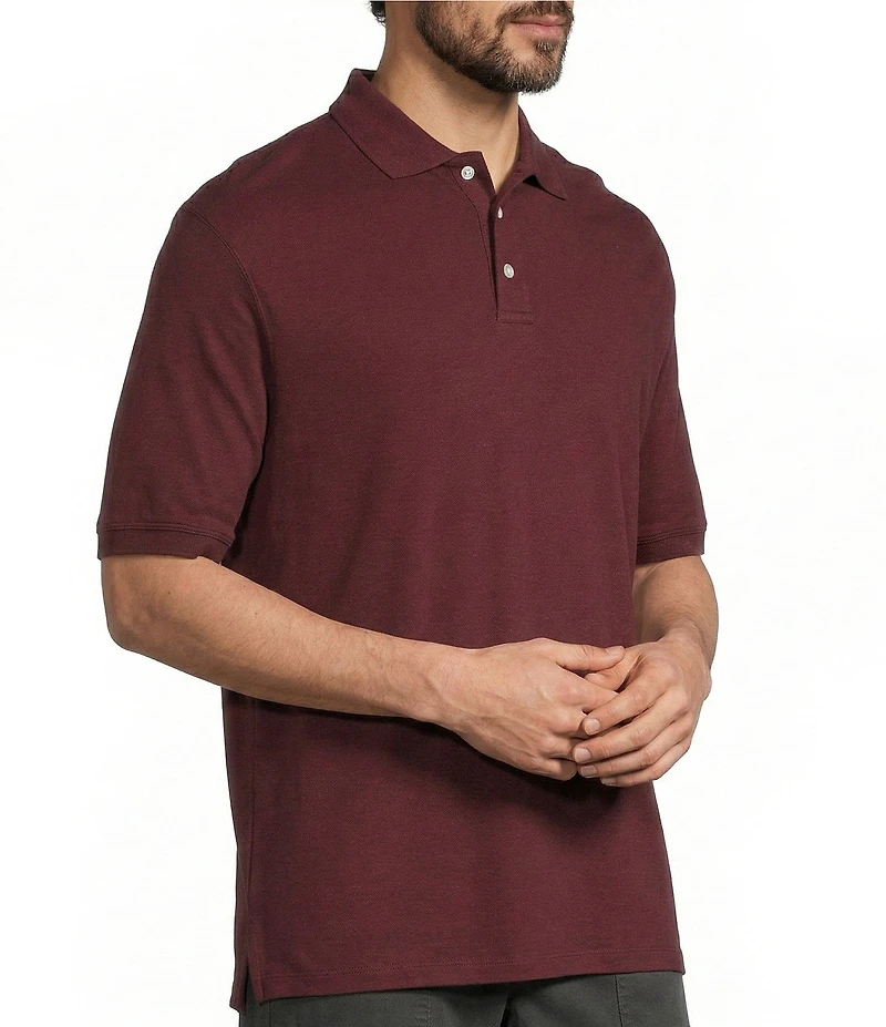 Roundtree & Yorke Supima Cotton Short Sleeve Solid Polo Shirt