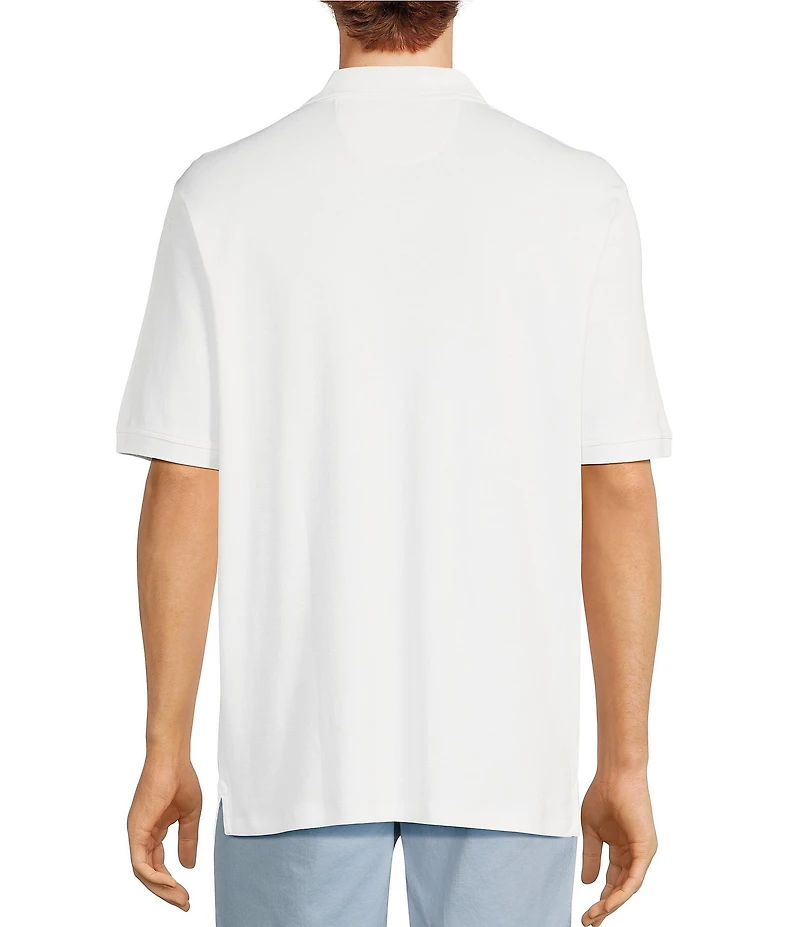 Roundtree & Yorke Supima Short Sleeve Solid Polo Shirt