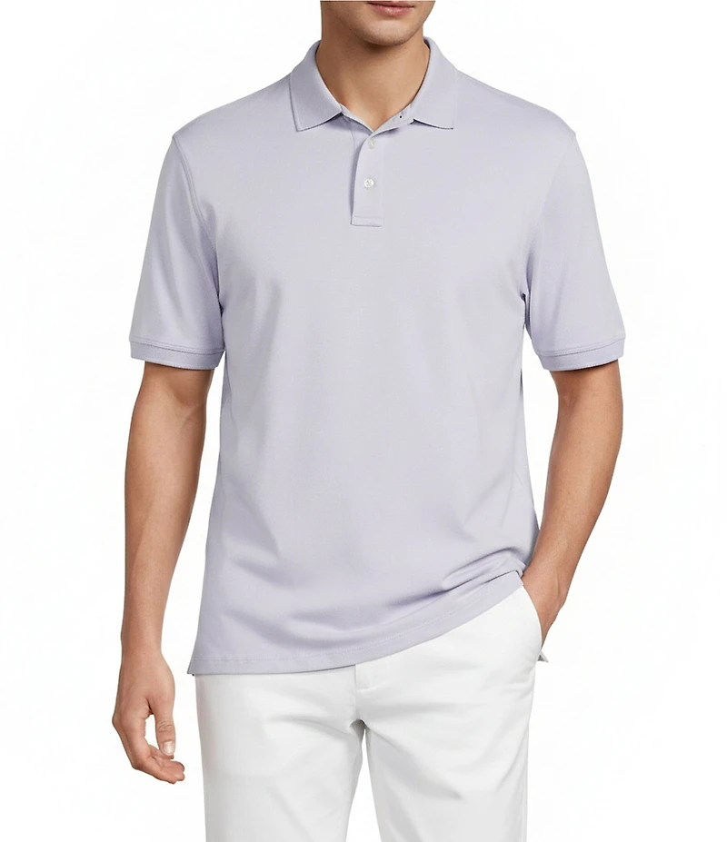 Roundtree & Yorke Supima Cotton Short Sleeve Solid Polo Shirt