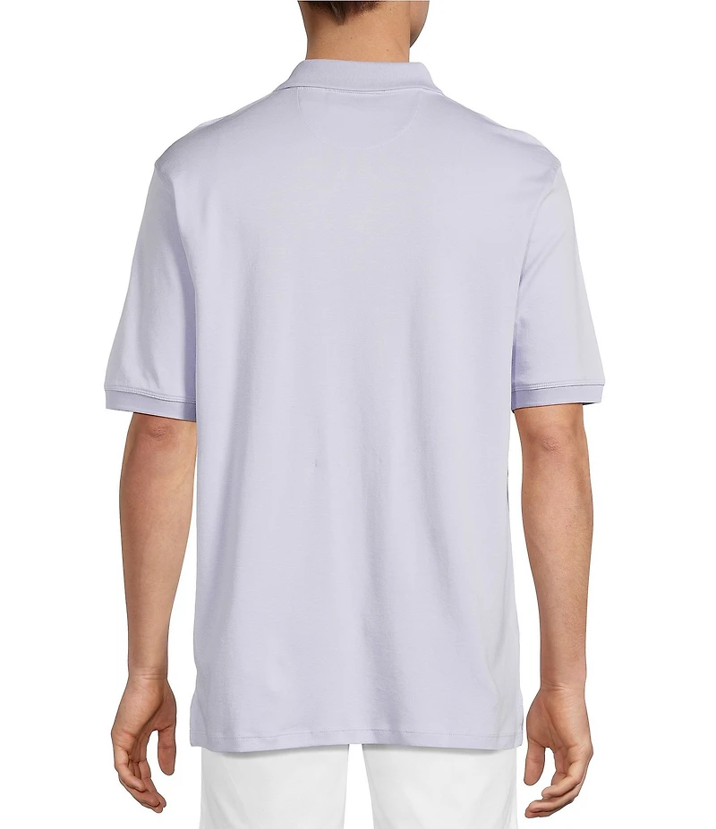 Roundtree & Yorke Supima Cotton Short Sleeve Solid Polo Shirt